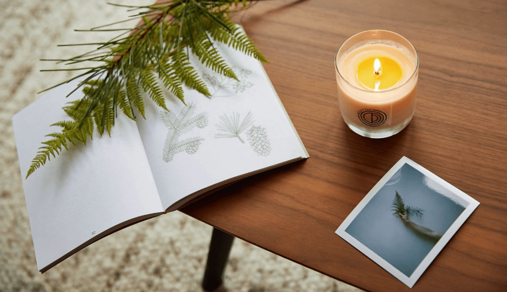 Keap Candles are made with sustainable coconut wax and reusable holders.