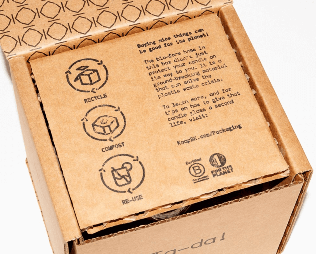 Keap Candles shares their intentions to create a regenerative future by way of more sustainable packaging.