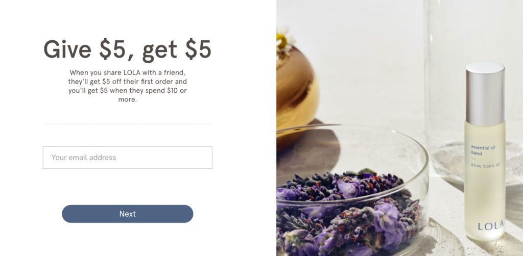 LOLA rewards both the sender and the receiver.