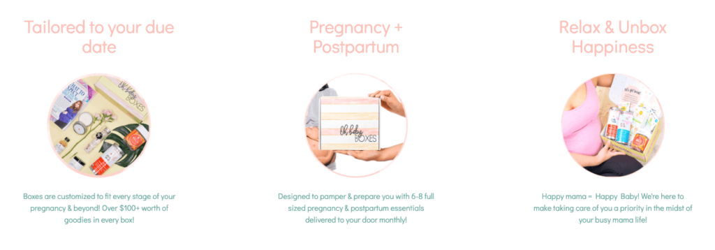 Oh Baby Boxes talks about how their gift set for expectant mothers works.