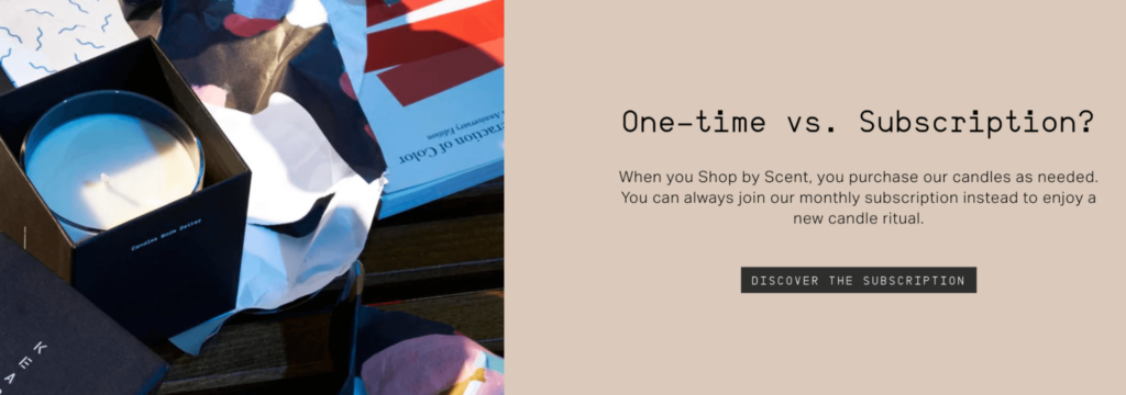Keap Candles offers a subscription program for customers looking for more than just a one-time purchase.